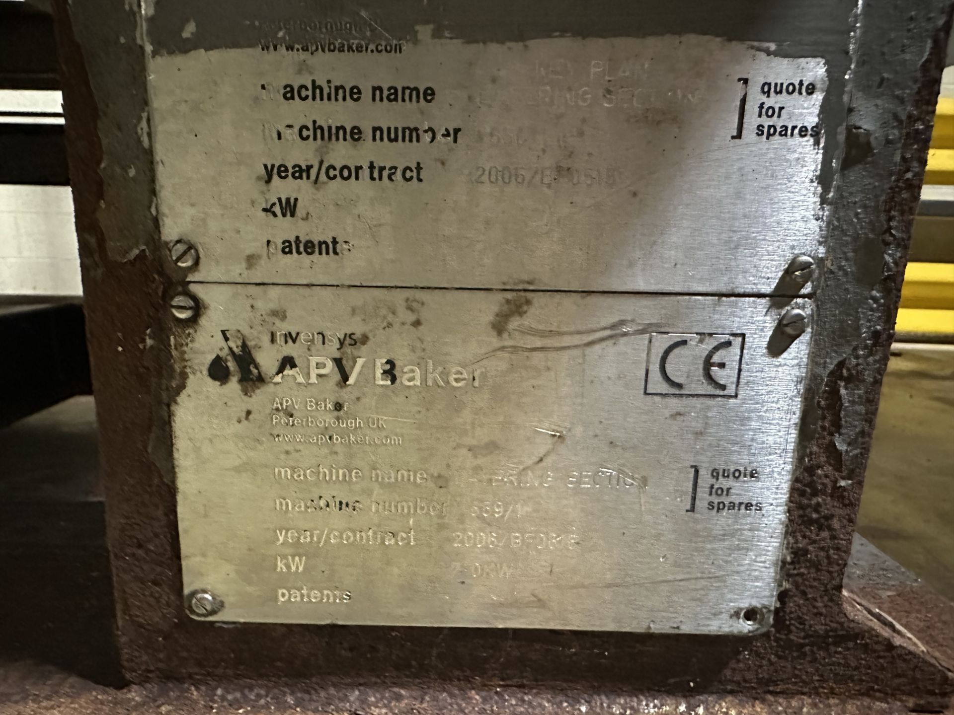 (Located In Springfield, MI) Invensys APV Baker Gauge Roller Layering Section S/N 559/1 - Image 4 of 10