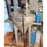 Lot Location: Greensboro NC ZEPPELIN PNEUMATIC POWDER VACUUM PRESSURE CONVEYING HOPPER WITH CONTROLS