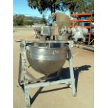 (Located in Morgan Hill, CA) Lee Kettle, Model 80 Gal., SN 652N, 2 1/2" Bottom Outlet, S/S Product