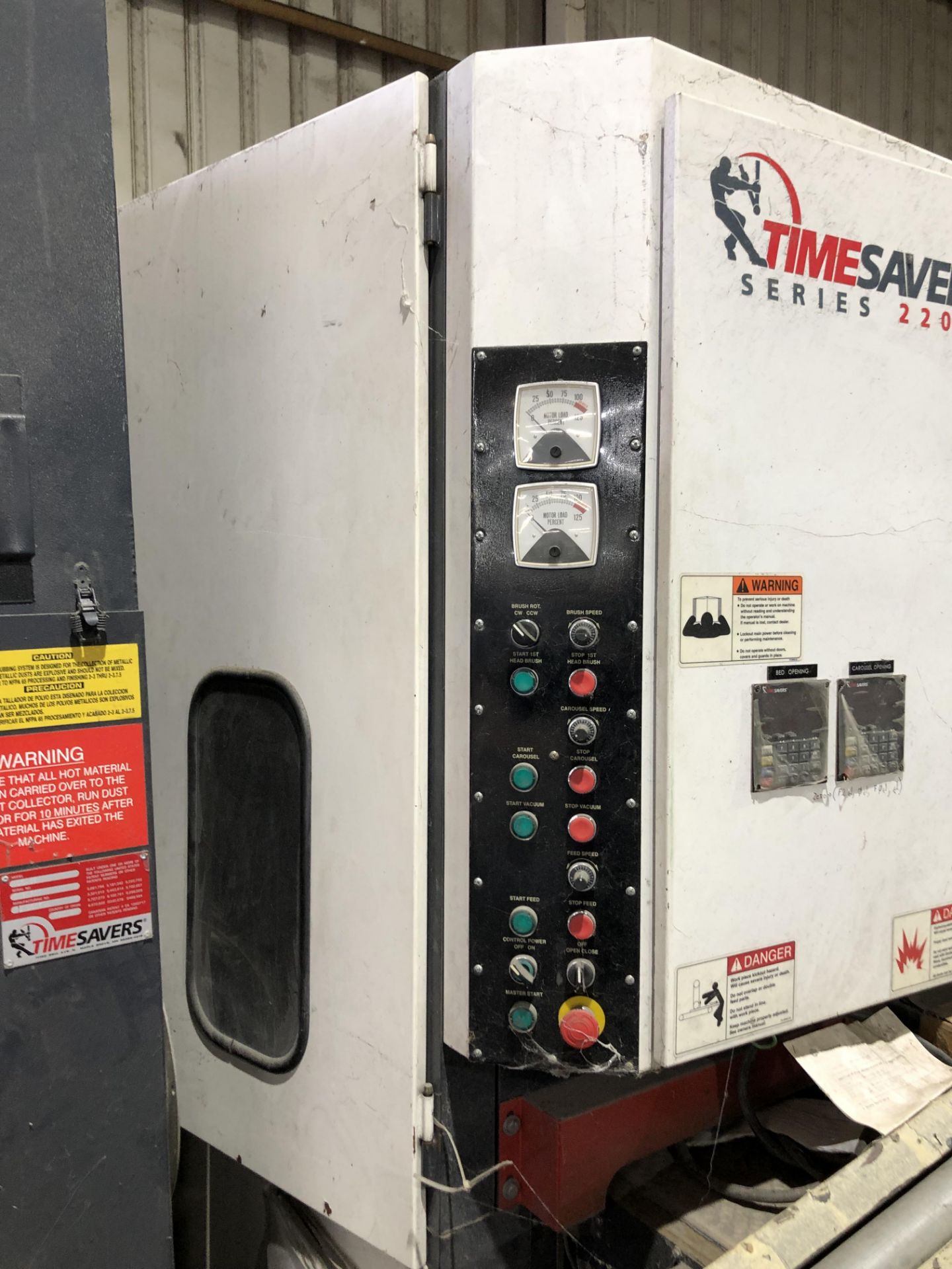 (Located in Albany, GA) Timesavers 2200 Series Automatic Sanding Machine, Model# WDC-15, Serial# - Image 2 of 9