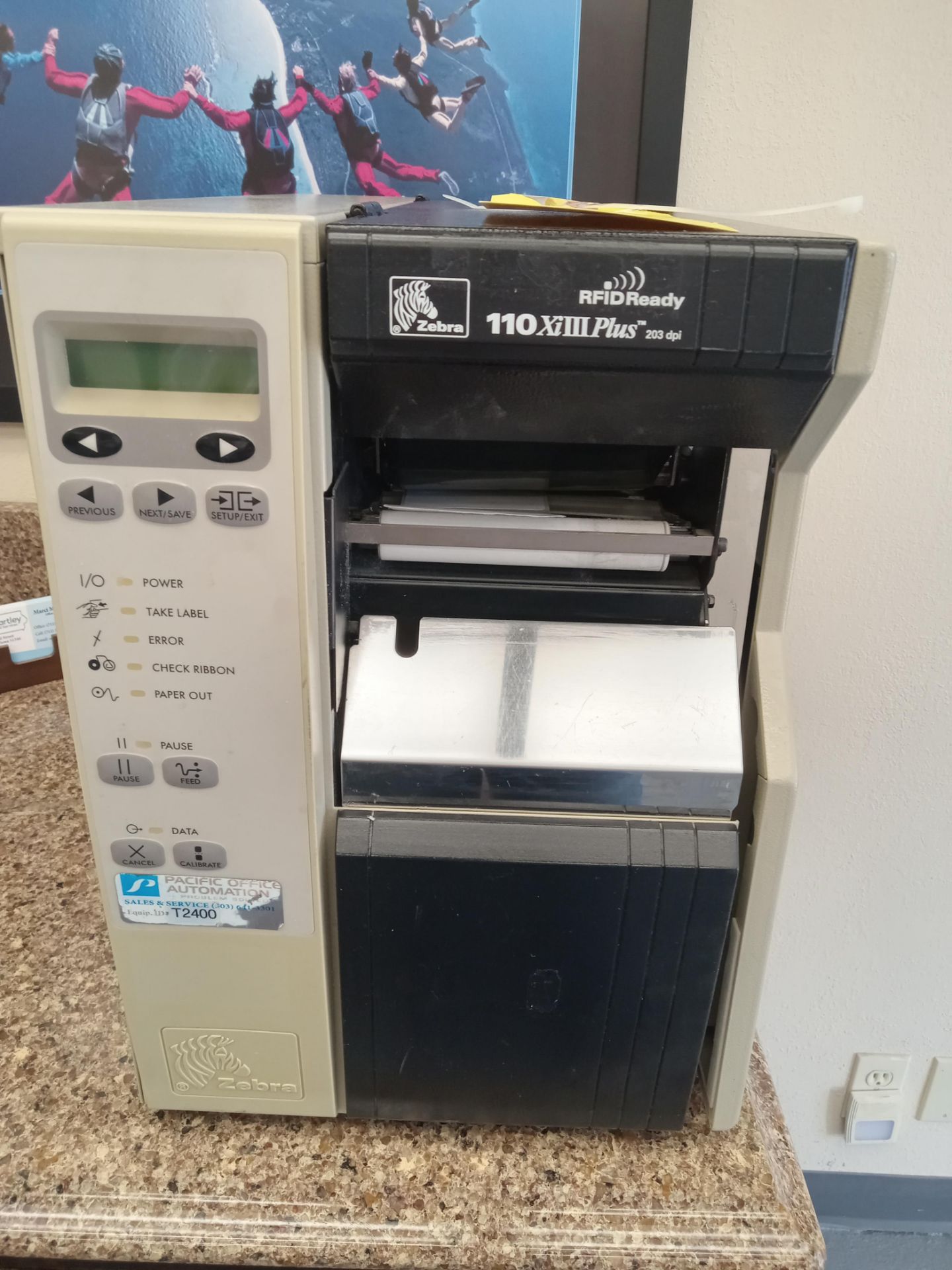 Lot Location: Hartley IA - Zebra Printer, Model #110XIII, S/N #91c06500351