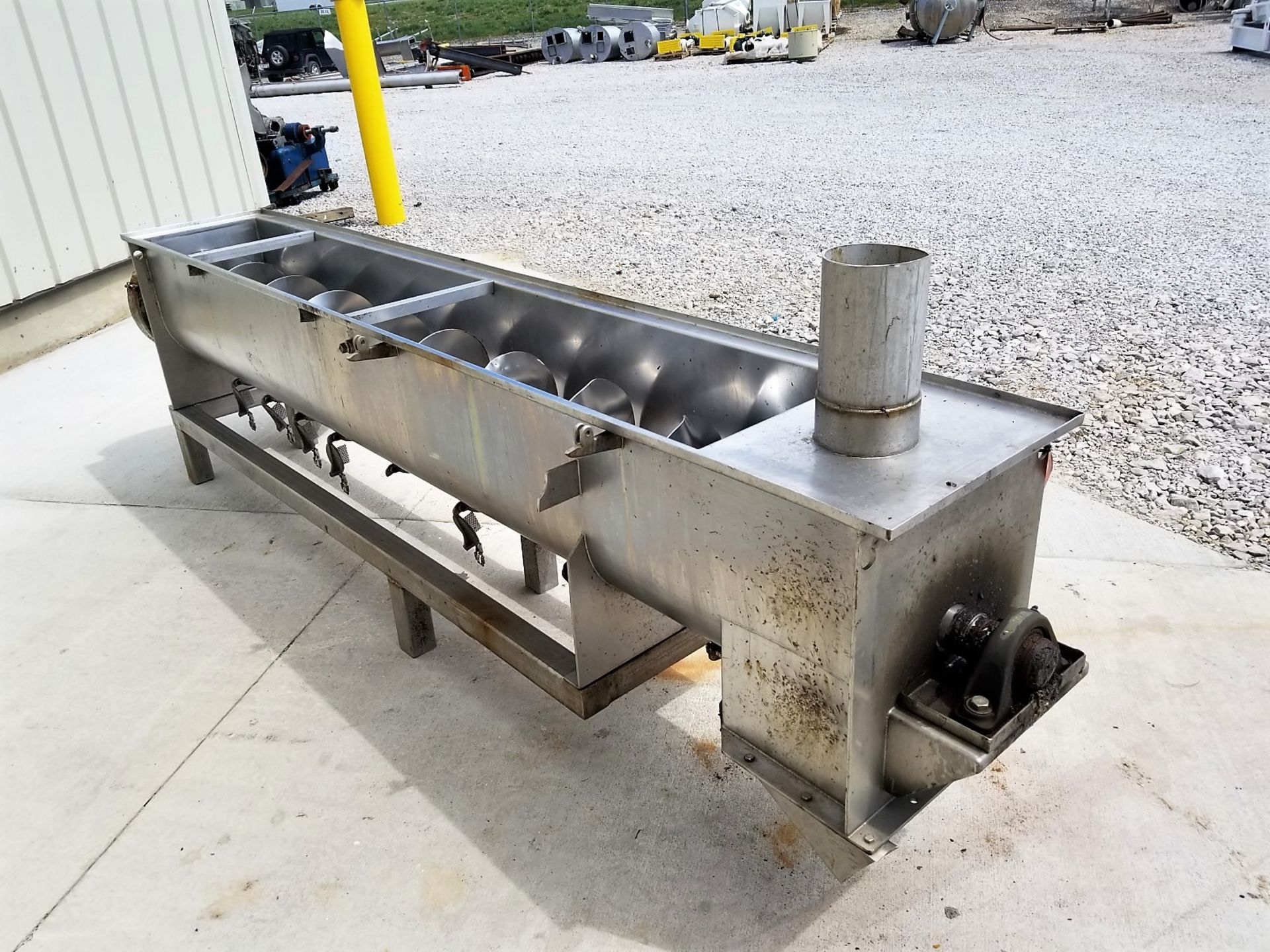 Lot Location: Greensboro NC Used Rietz 16"dia. X 10 ft Stainless Thermascrew Blancher TL-16-K2210 - Image 4 of 14