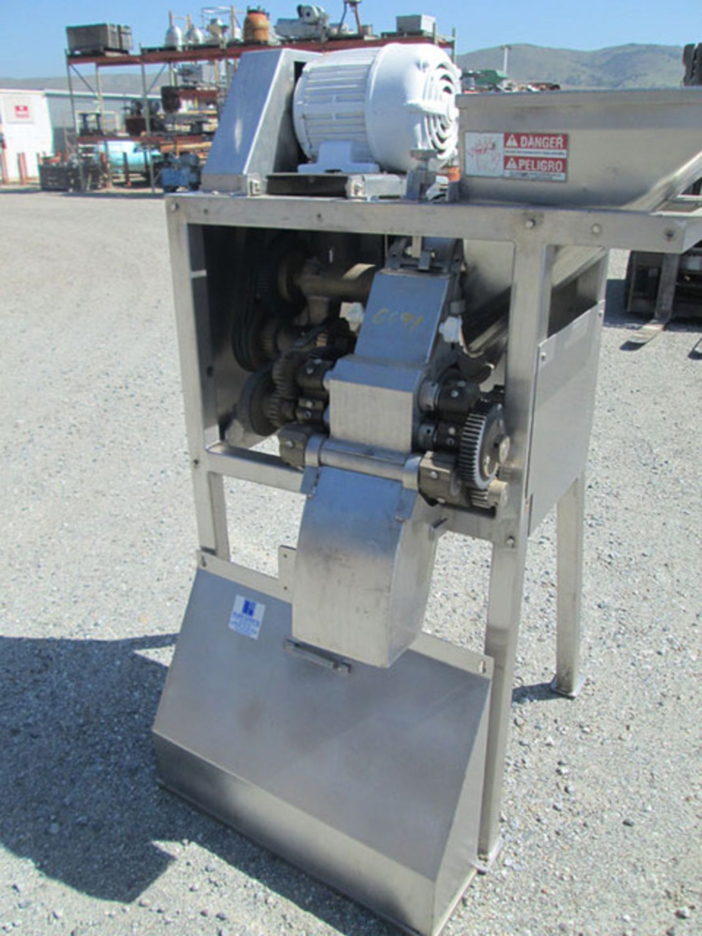 (Located in Morgan Hill, CA) Urschel Dicer, Model RA-A, SN 479, Set 1/4" Dice, 3 HP Motor - Image 3 of 6