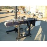 (Located in Morgan Hill, CA) Label Aire Labeler, Model 2114-M-ITB, SN 6-95278805, On Adjustable Stnd
