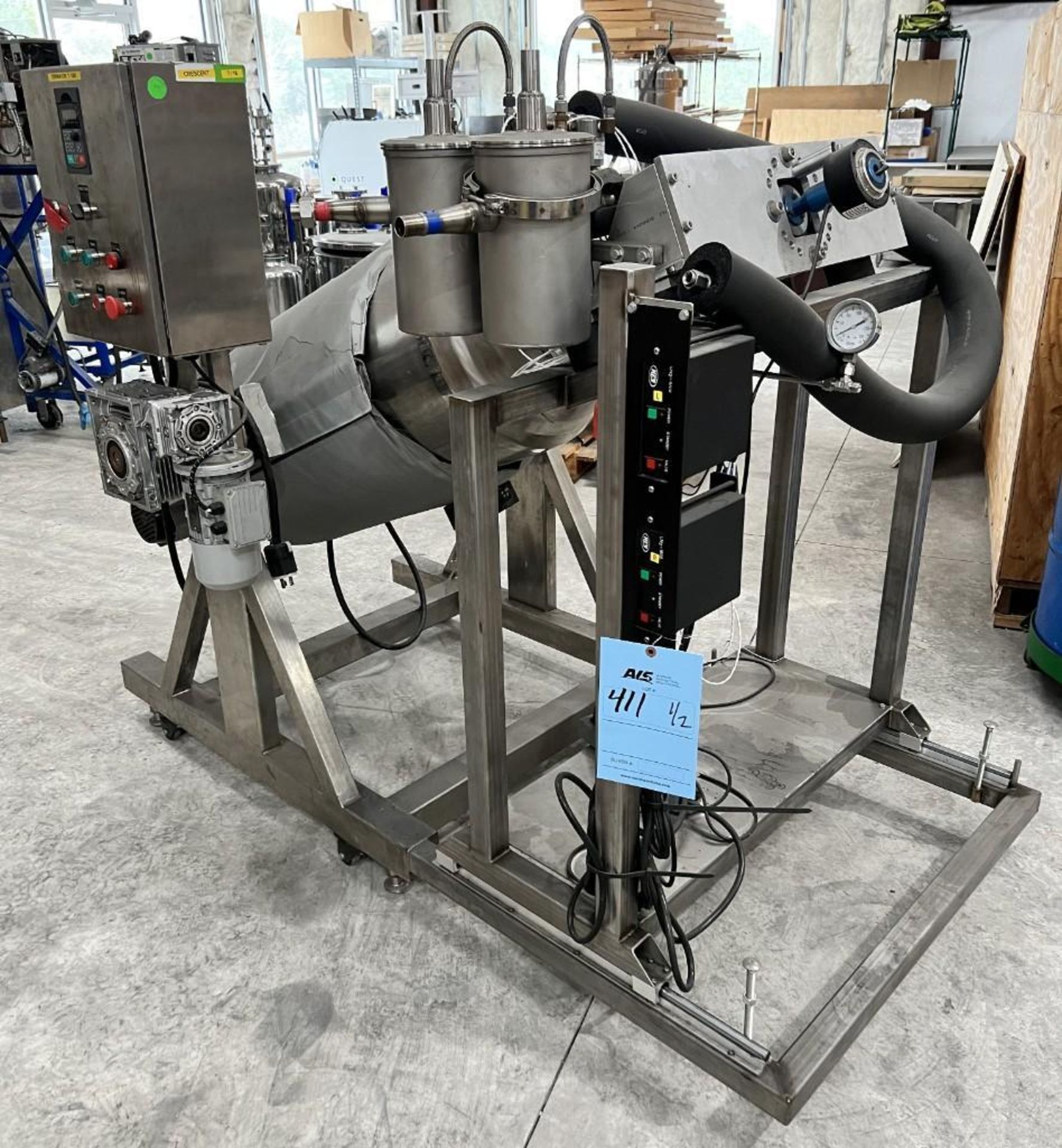 (Located in Brampton, ON, CA) Terpene Extraction, Model Terpinator T-1000. On stand with panel and