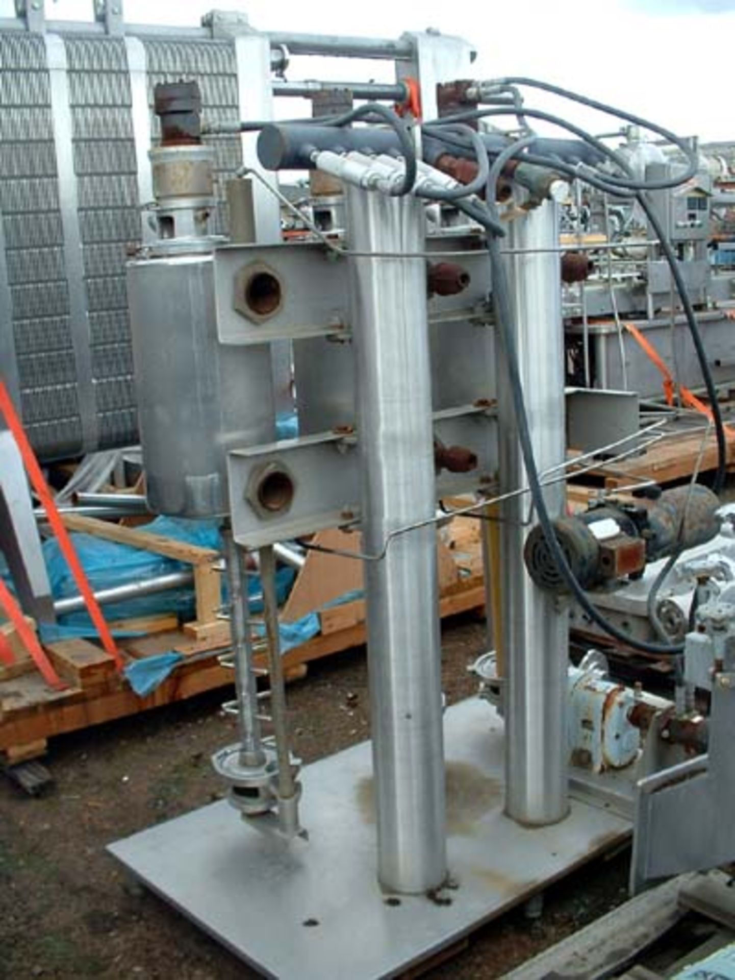 (Located in Morgan Hill, CA) ALFA Laval Contherm Heat Exchanger, 3 Tube, 6 x 3 Size, SN C1905NCC - Image 3 of 5