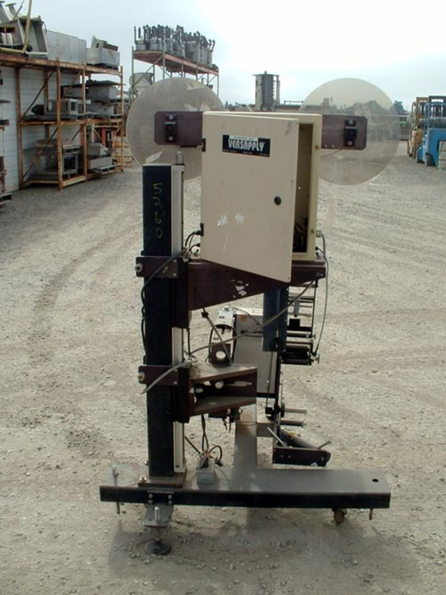 (Located in Morgan Hill, CA) Versapply Labeler, Model 9100-DUR1-4, SN 96247-2, Pressure Sensitive - Image 3 of 6