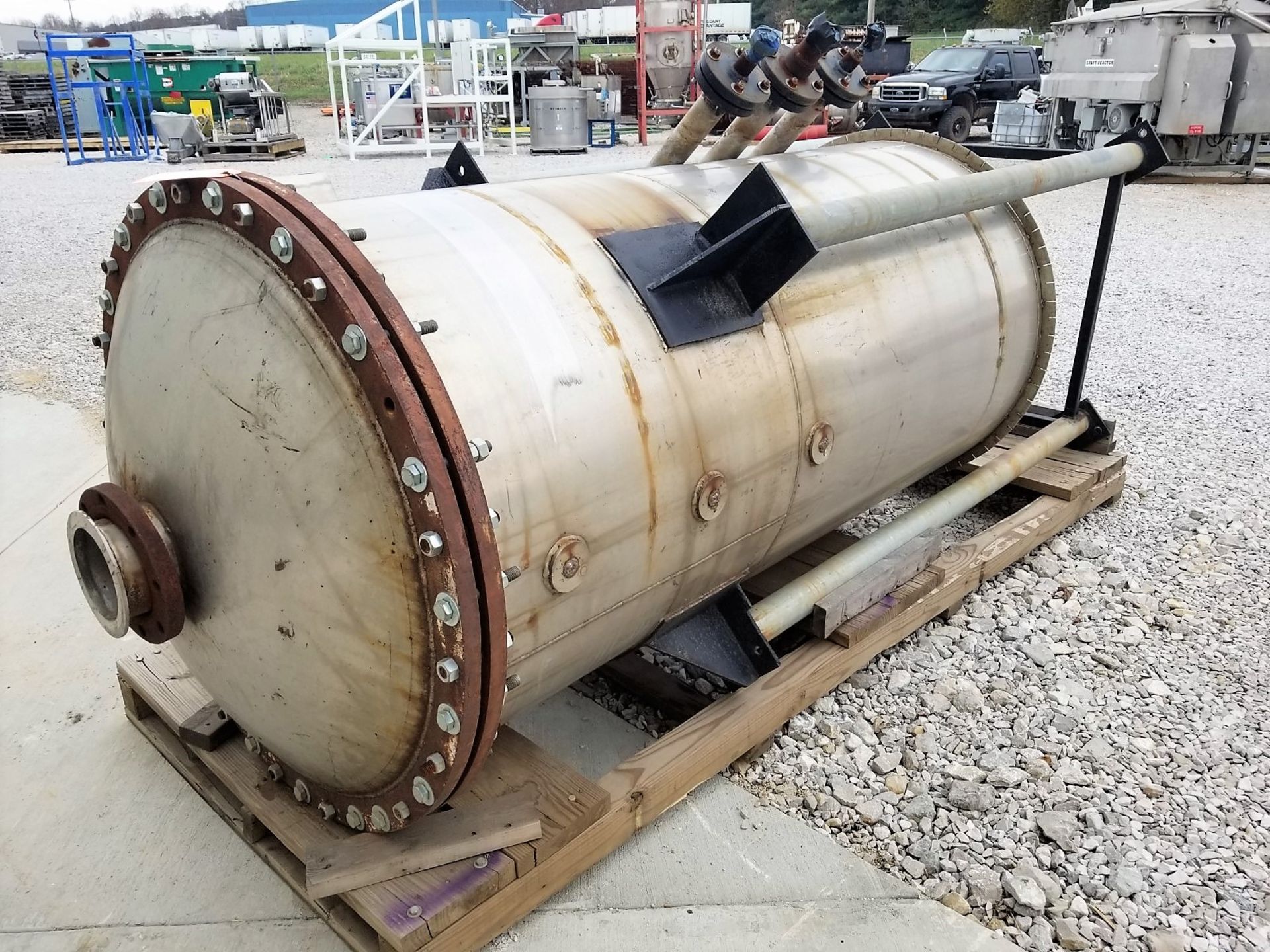 Lot Location: Greensboro NC 480 Gallon Stainless Steel Liquid Jacketed Tank - Image 8 of 18