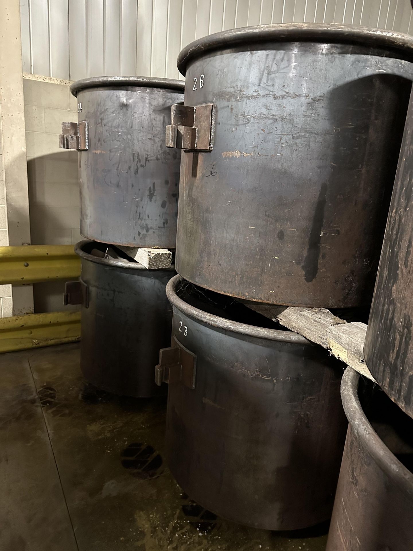 (Located In Springfield, MI) Lot of (4) Dough Troughs