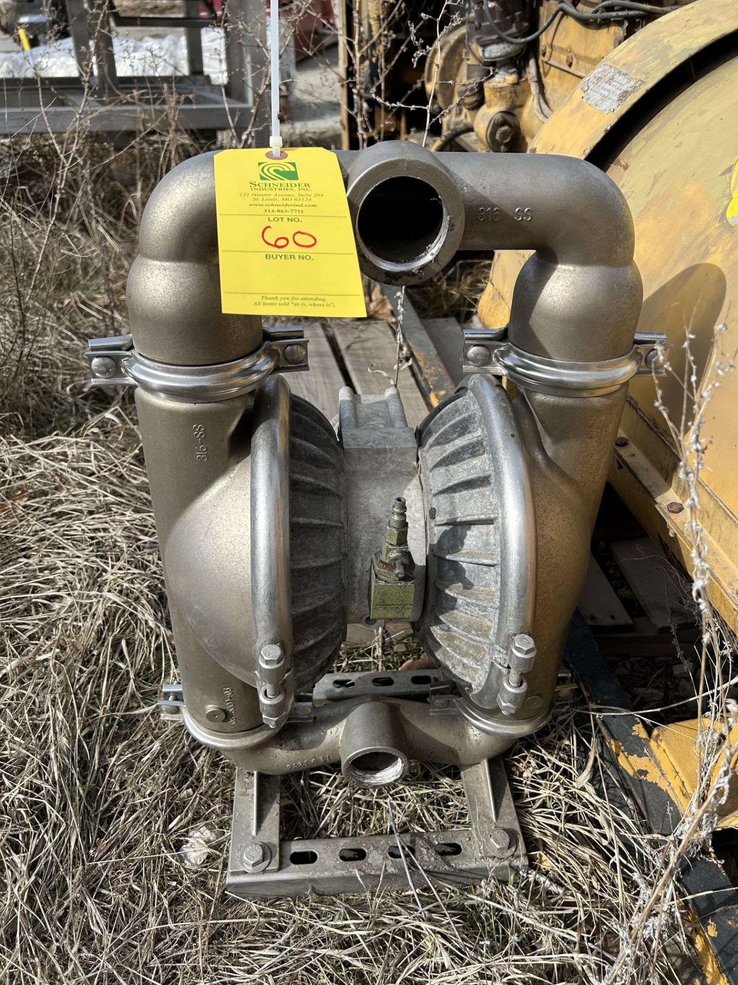 Lot Location: Hartley IA - Double Diaphragm Pump - Image 2 of 2