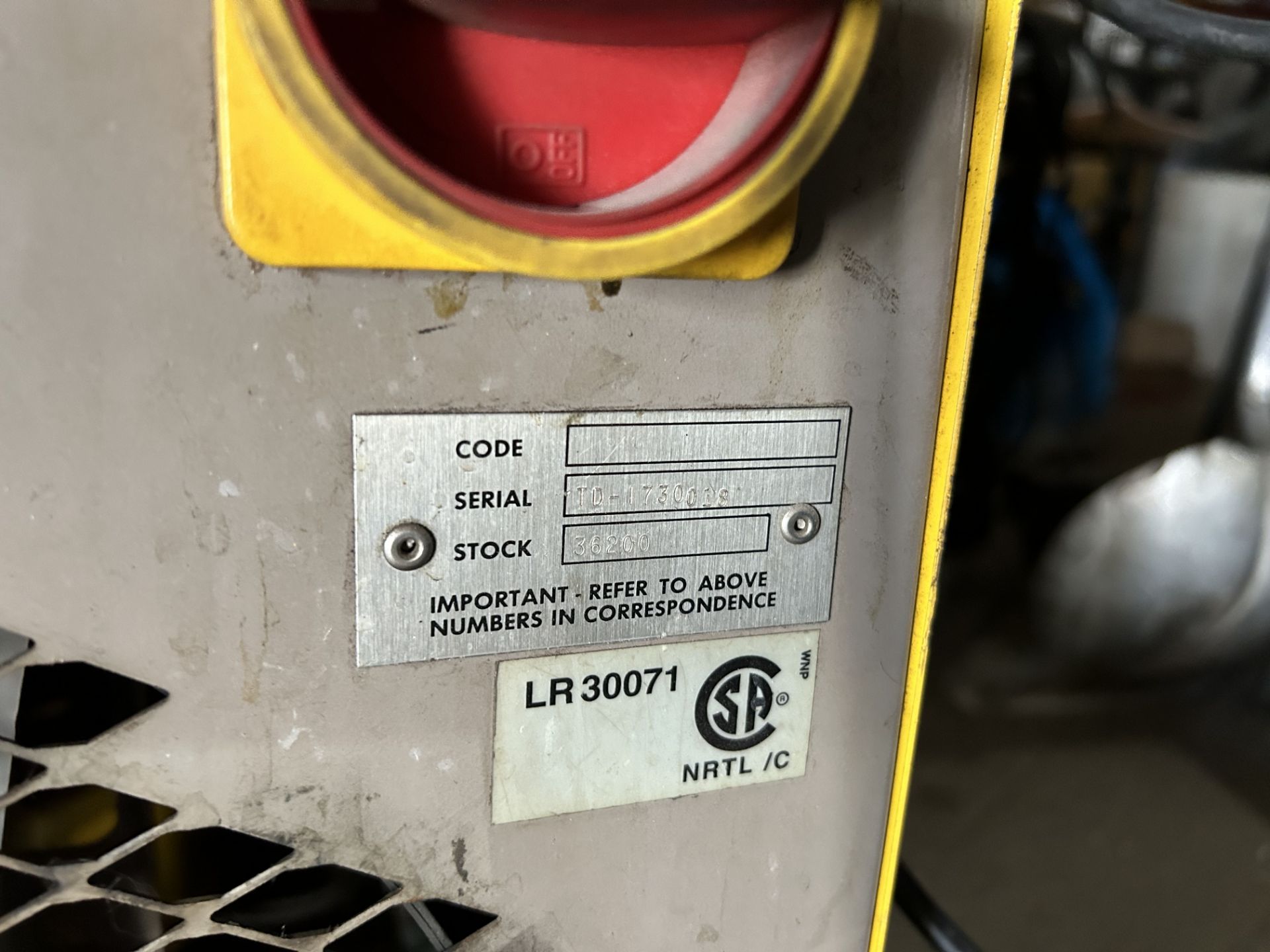 Lot Location:Hartley IA - Heliarc 252 AC/DC Welder, S.N #ID-1730018 - Image 4 of 5