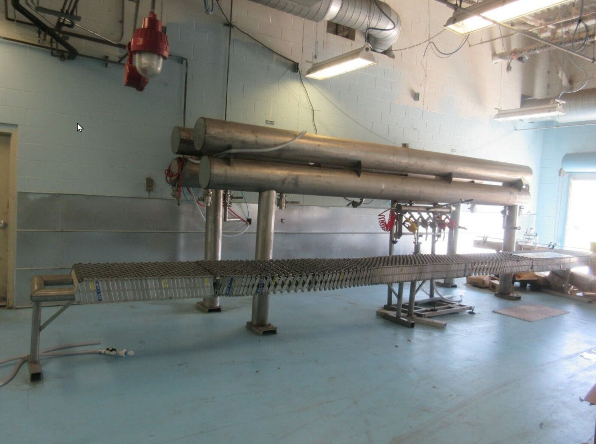 (Located in Hollister, CA) Stainless Steel Liquid Filling Station with 7 Totes Food Grade - Image 12 of 12