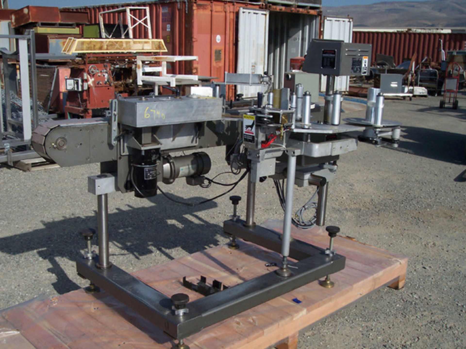 (Located in Morgan Hill, CA) New Jersey Machine Pressure Sensitive Labeler, Model Auto Colt I - Image 4 of 4