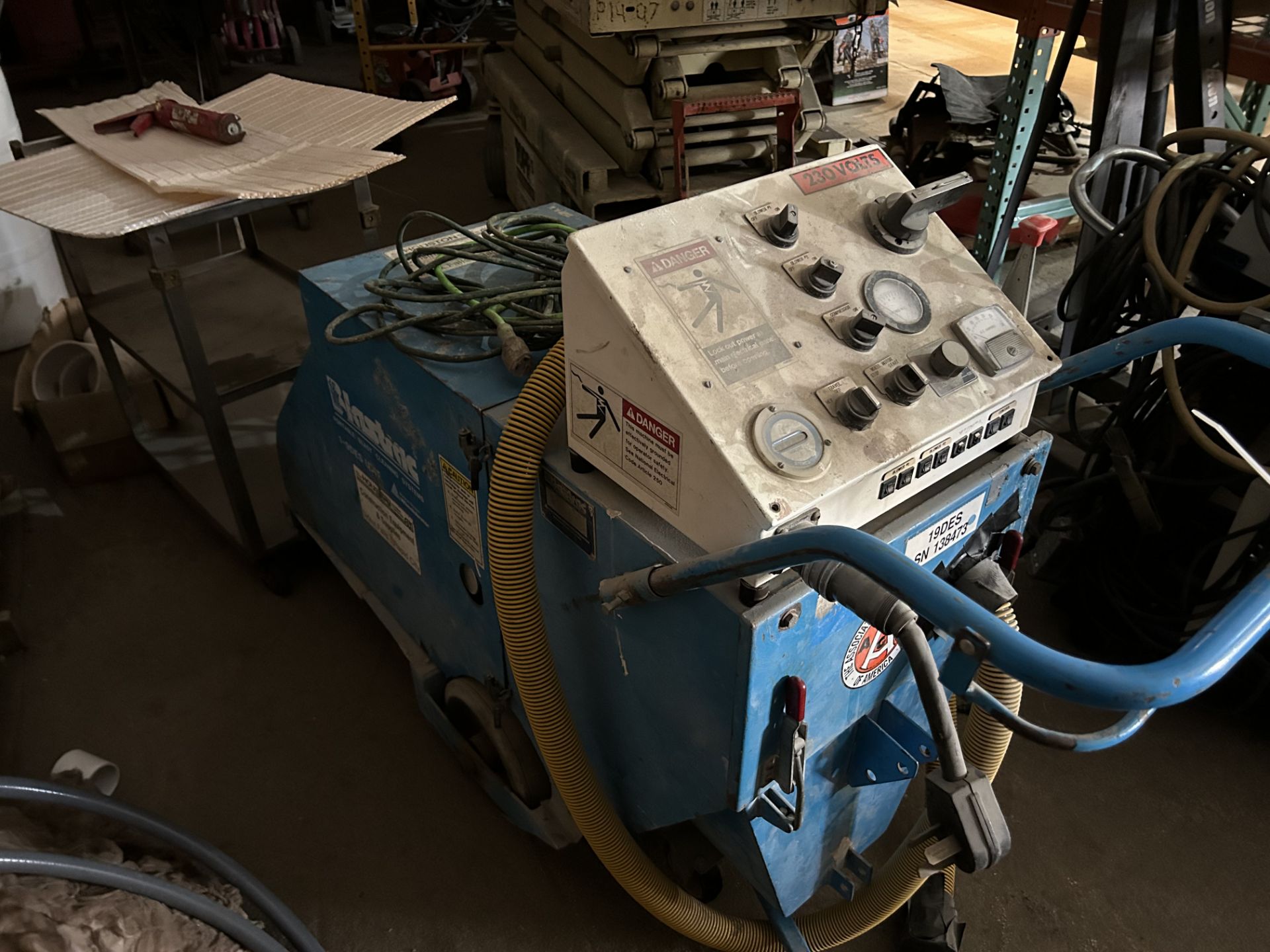 Lot Location: Hartley IA - Blastrac Portable Beed Blaster Cleaning System