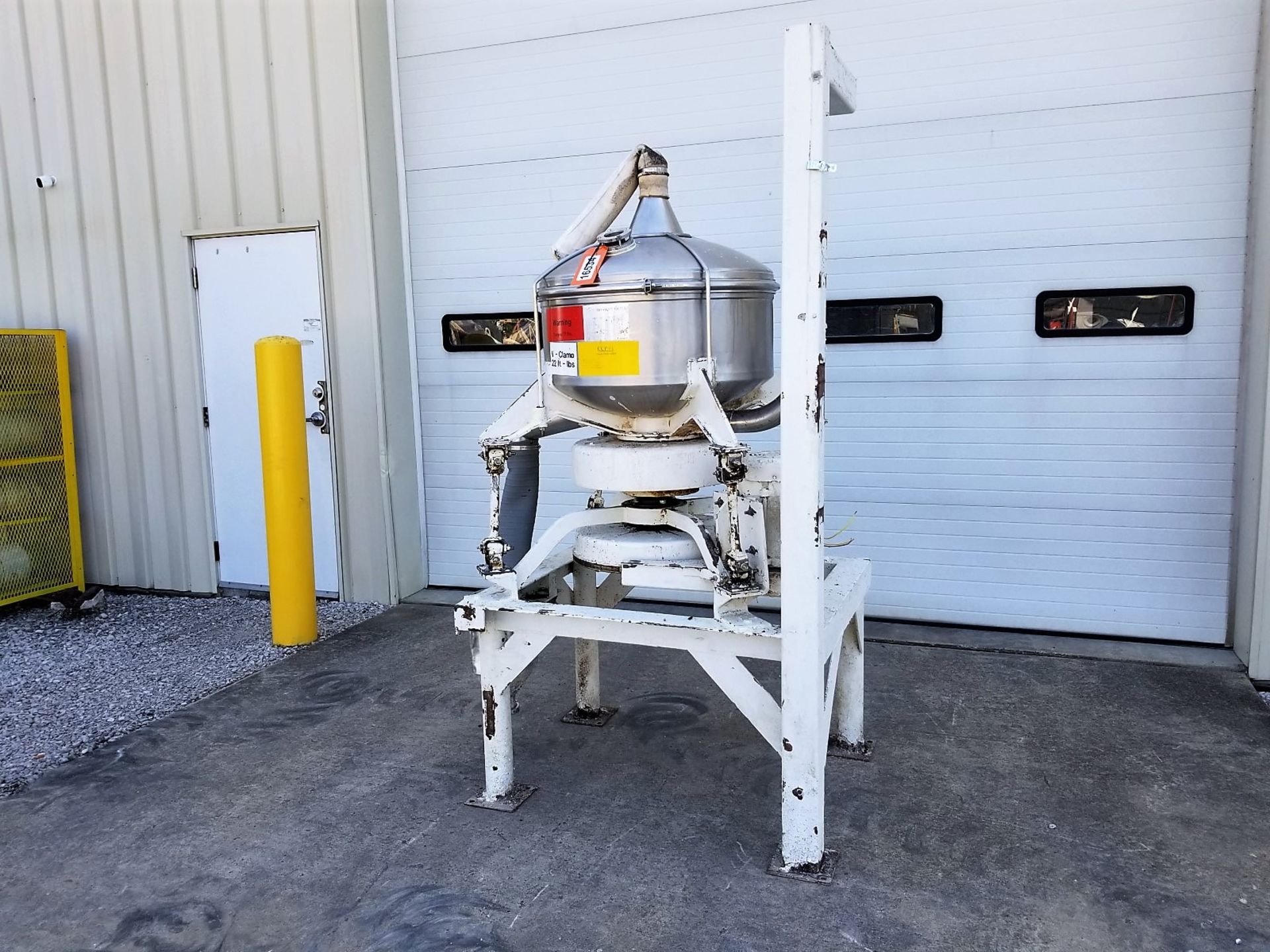 Lot Location: Greensboro NC Used 30" Pfening Pressure Flour Sifter Ð Stainless Steel