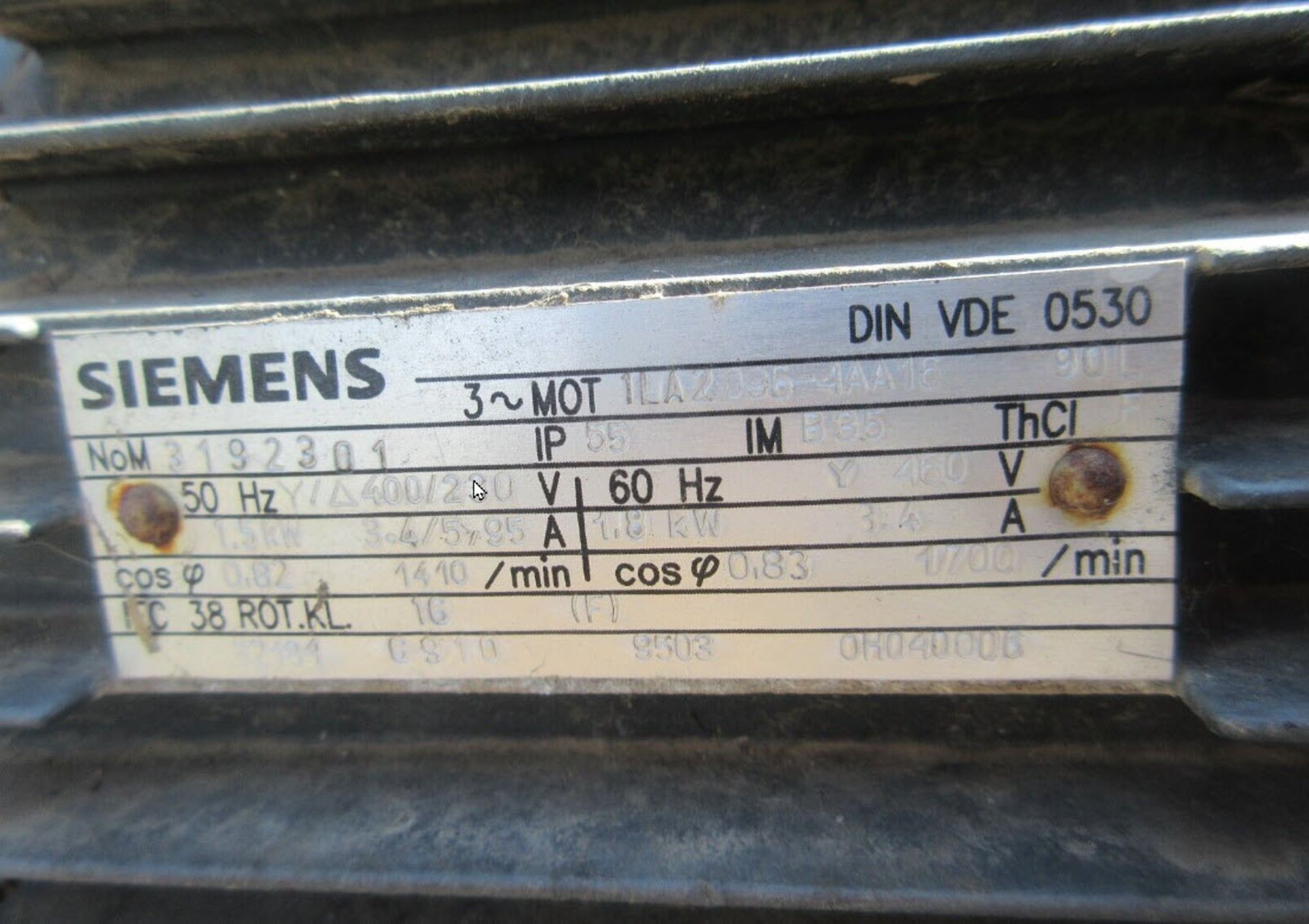 (Located in Hollister, CA) Siemens Coating System Coating Pump, Rigging Fee: $100 - Bild 8 aus 11