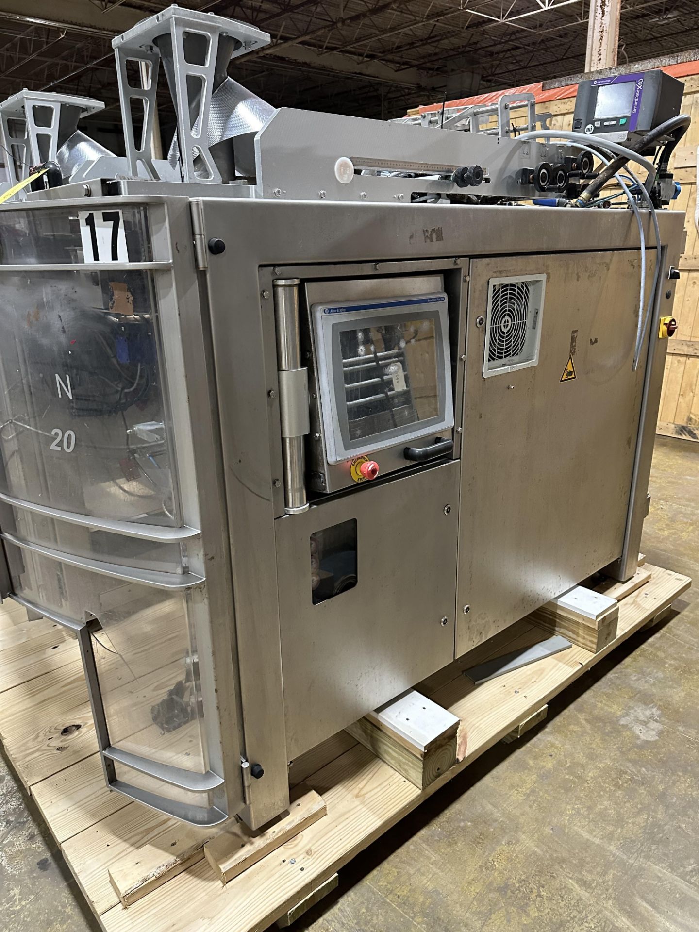 (Located In Springfield, MI) UVA Packaging Twinner 320 Bagger with Film Feeders - Image 7 of 14