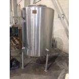 Lot Location: Greensboro NC 325 gallon closed top stainless steel tank