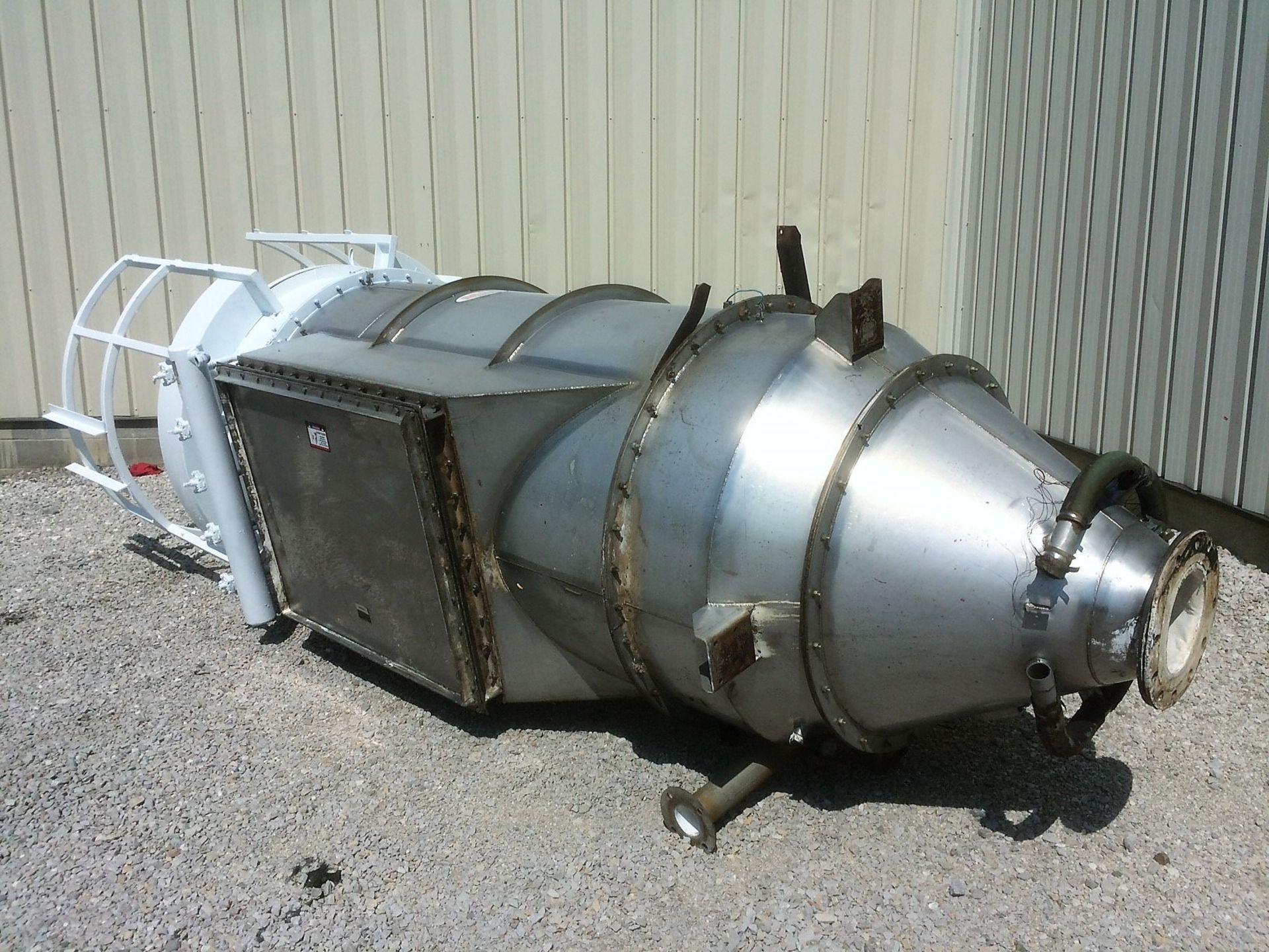 Lot Location: Greensboro NC Used 1463 CFM MAC Stainless Steel Filter Receiver Dust Collector 209 sq - Image 4 of 14