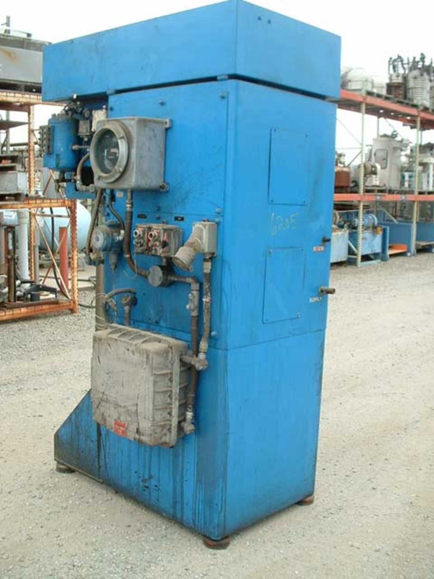 (Located in Morgan Hill, CA) Drais Mill, Model PM-25-TEX-V, SN 53213, Vertical Pearl Mill, 30 HP 230