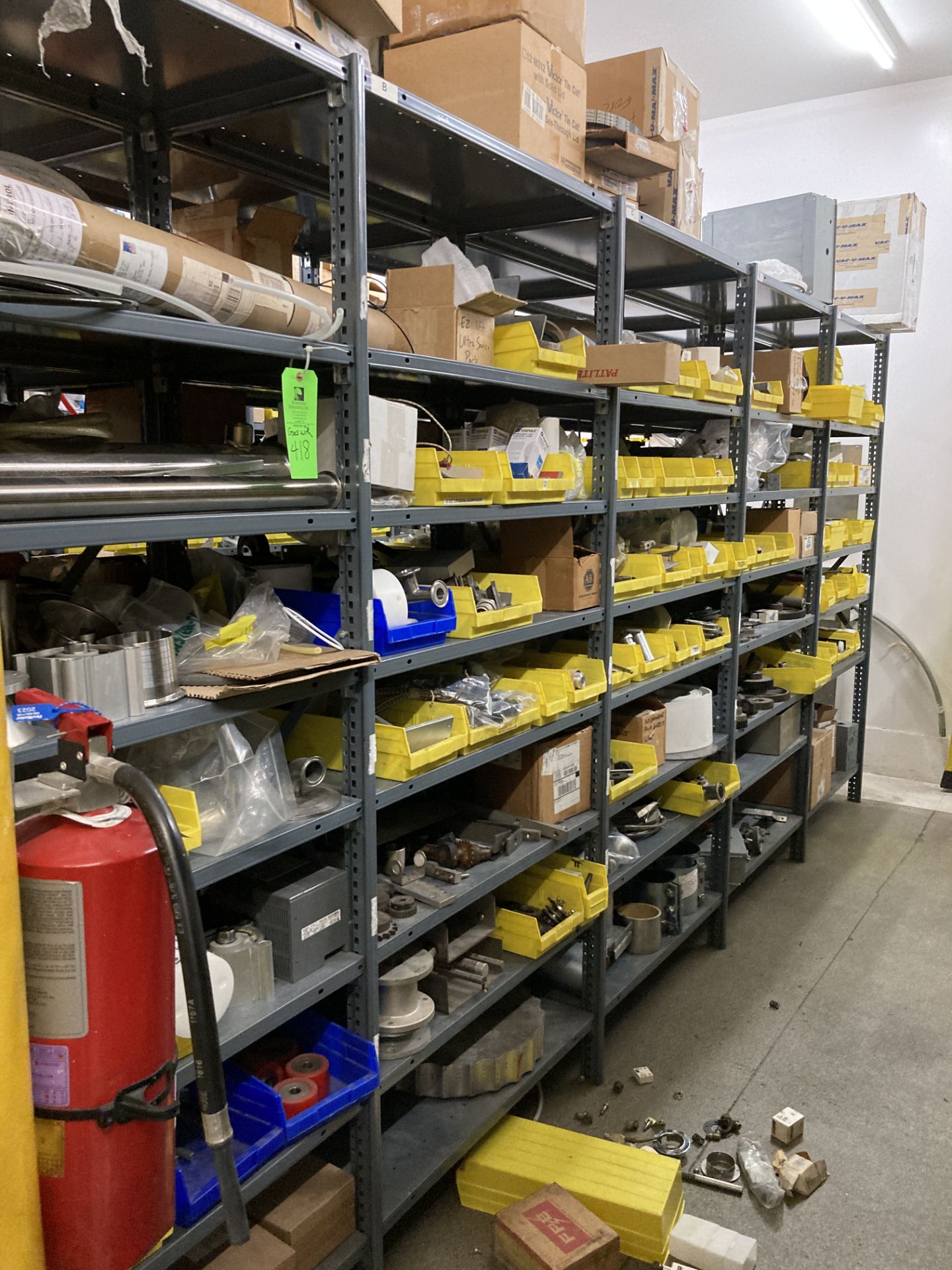 LOT OF shelf units and content on shelf, Aisle 6 &7 Rigging Fee: $ 200 - Image 14 of 17