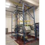 Harrington 2 ton hoist bag lift system, 460 vac, 4000 lbs max load Rigging Fee: $ 900