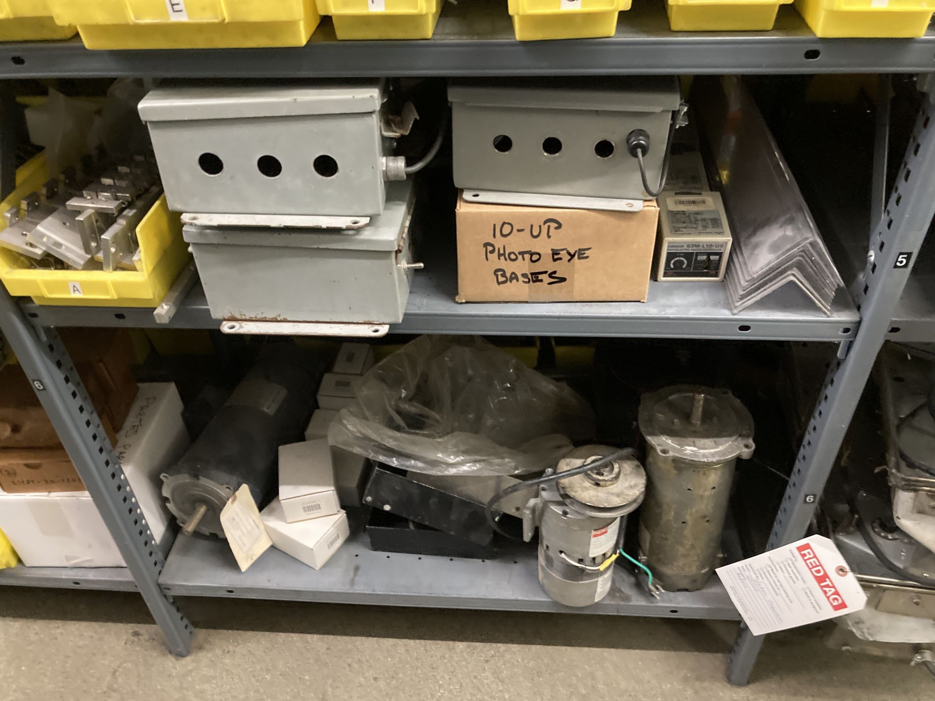 LOT OF shelf units and content on shelf, Aisle 4 Rigging Fee: $375 - Image 8 of 19