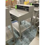 Qty. 5 Metal construction workstations. 35 in w x 30 in d Rigging Fee: $ 75