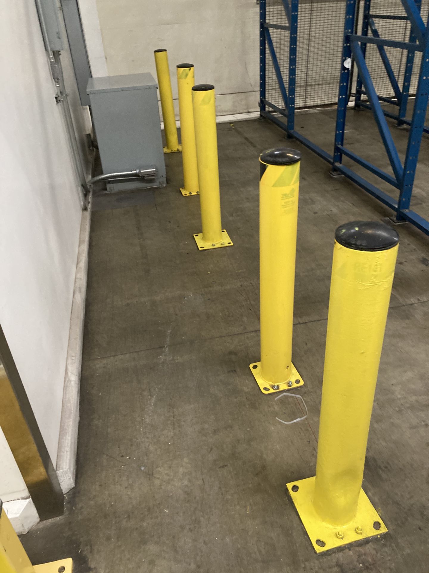 LOT OF 89 Vestil 5 in dia x 42 in hgt bollard with 4 bolt mounting plate Rigging Fee: $ 975 - Image 2 of 2