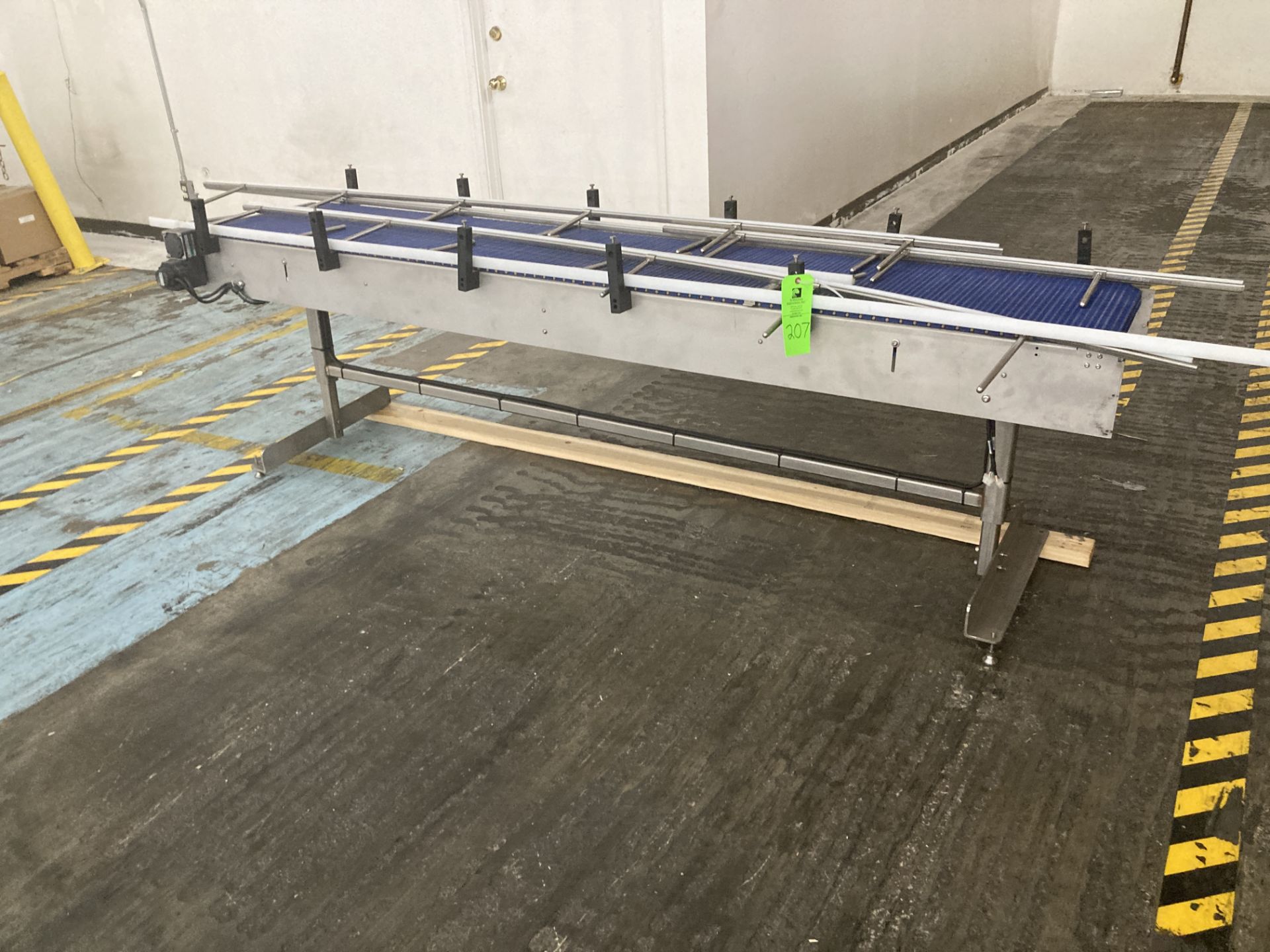 Stainless steel frame mattop conveyor system , 20 in w x 98 in lg Rigging Fee: $ 100