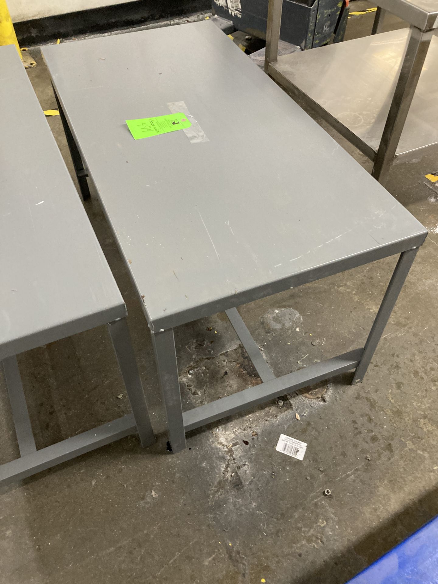 LOT OF 2 Little Giant steel table, 24 in x 48 in x 24 in h Rigging Fee: $ 75 - Image 2 of 2