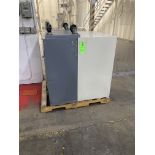 LOT OF 2 metal storage cabinet, 36 in 24 in x 42 in h, 36 in x 18 in x 48in h Rigging Fee: $ 75