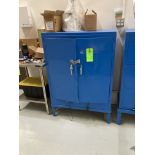 Steel storage cabinet, 36 in w x 18 in d x 42 in hgt Rigging Fee: $50