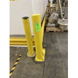 LOT OF 4 Vestil 6-1/2 in dia x 42 in hgt bollard with 4 bolt mounting plate Rigging Fee: $ 75