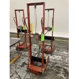 Wesco hand operated lift truck with straddle legs, approx. 500 lbs cap Rigging Fee: $ 50