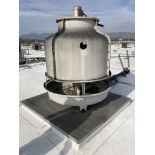 Water chiller air cooler, fiberglass material, 1 hp, 230/460 vac Rigging Fee: $ 975