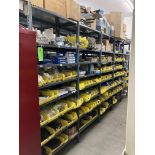 LOT OF shelf units and content on shelf, Aisle 4 Rigging Fee: $350