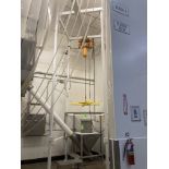 Harrington hoist bag lift system, 460 vac Rigging Fee: $ 900