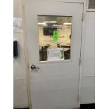 LOT OF break room, table 42 in x 42 in, chairs, dispensers, TV, microwave Rigging Fee: $ 325