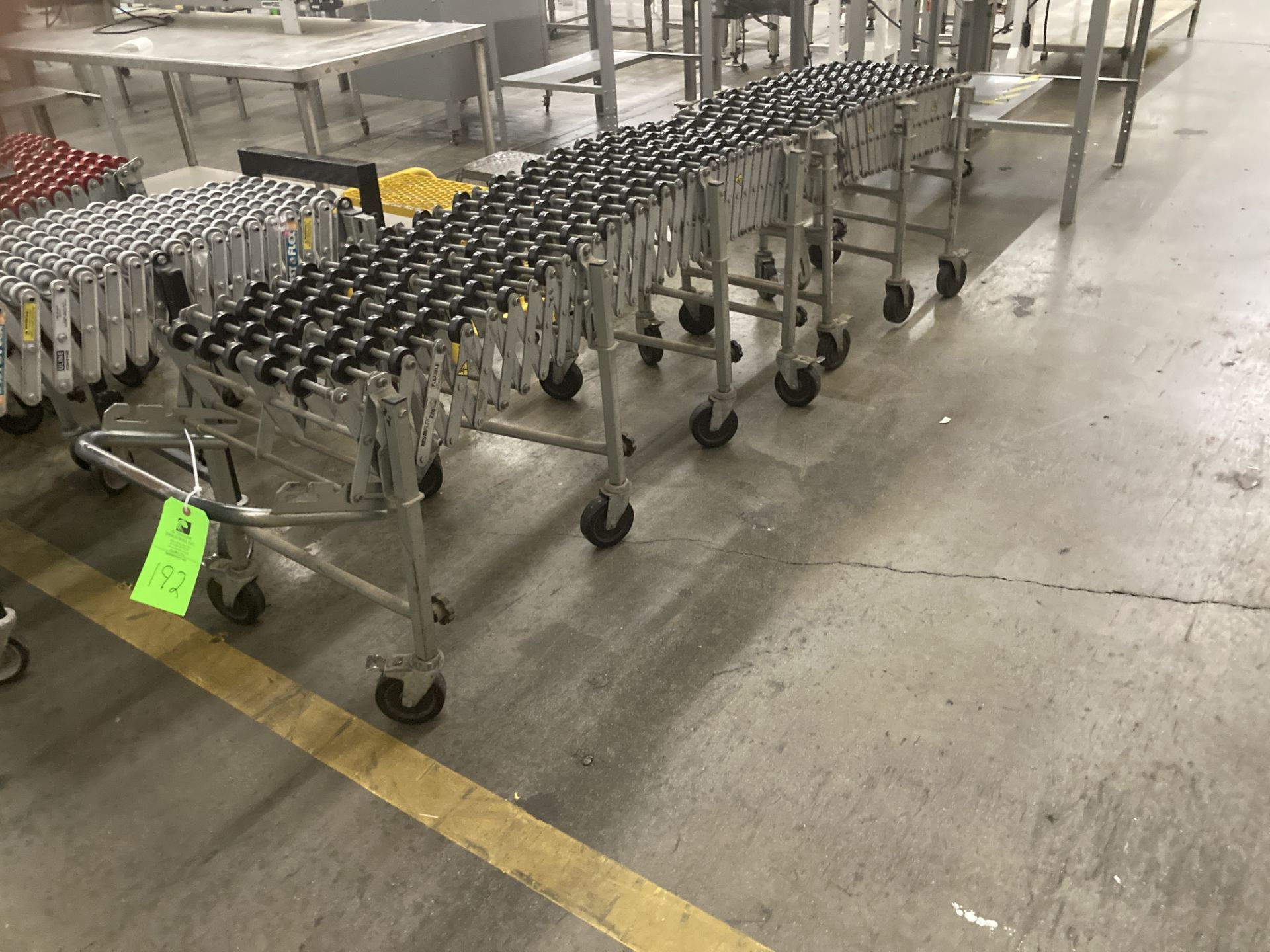 Nestaflex expandable / portable conveyor , model 226, 18 in w Rigging Fee: $ 100