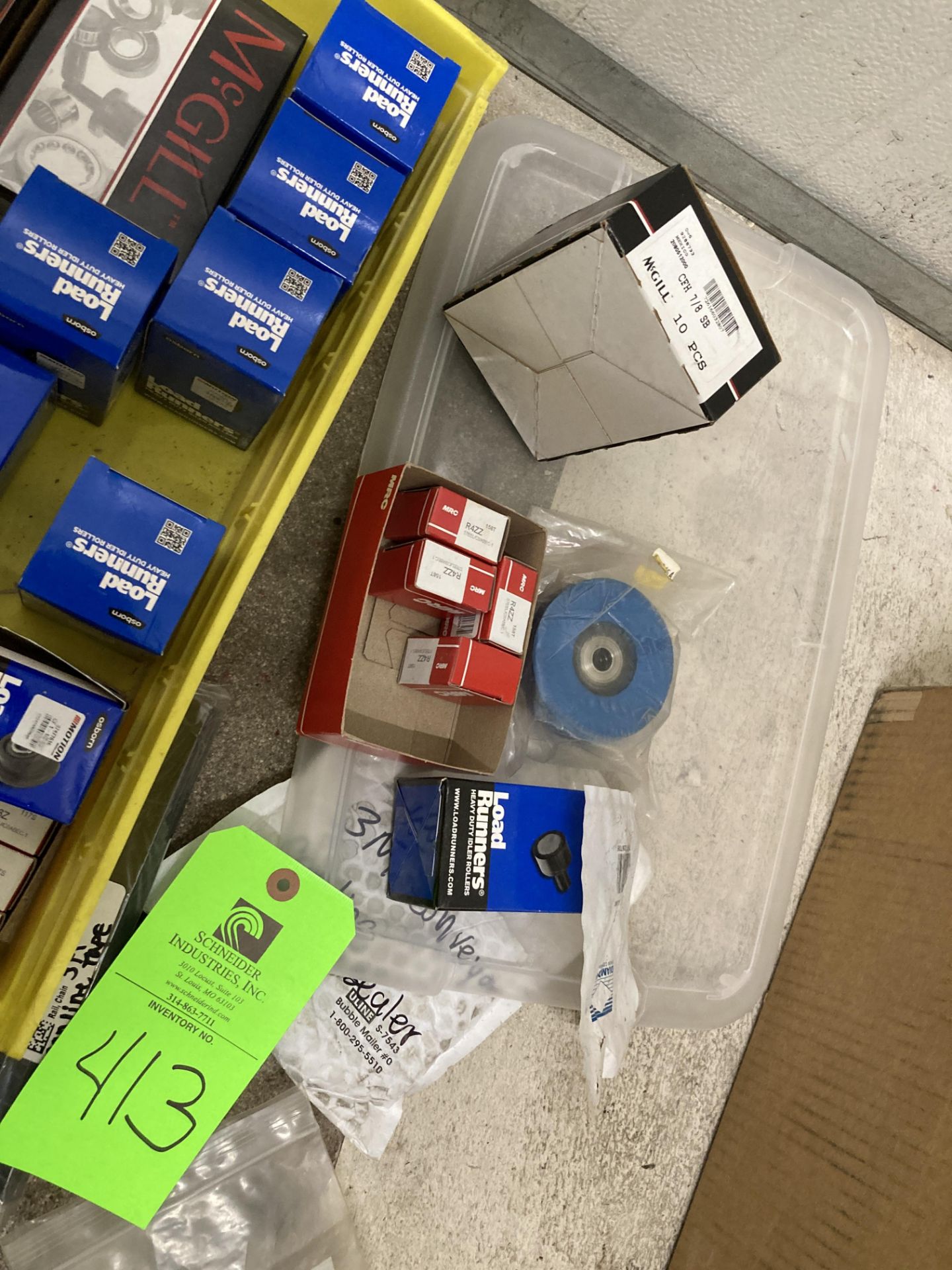 LOT OF bearings, cam follower, actuator, misc. Rigging Fee: $ 35 - Image 6 of 7