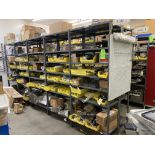 LOT OF shelf units and content on shelf, Aisle 2 &3 Rigging Fee: $395