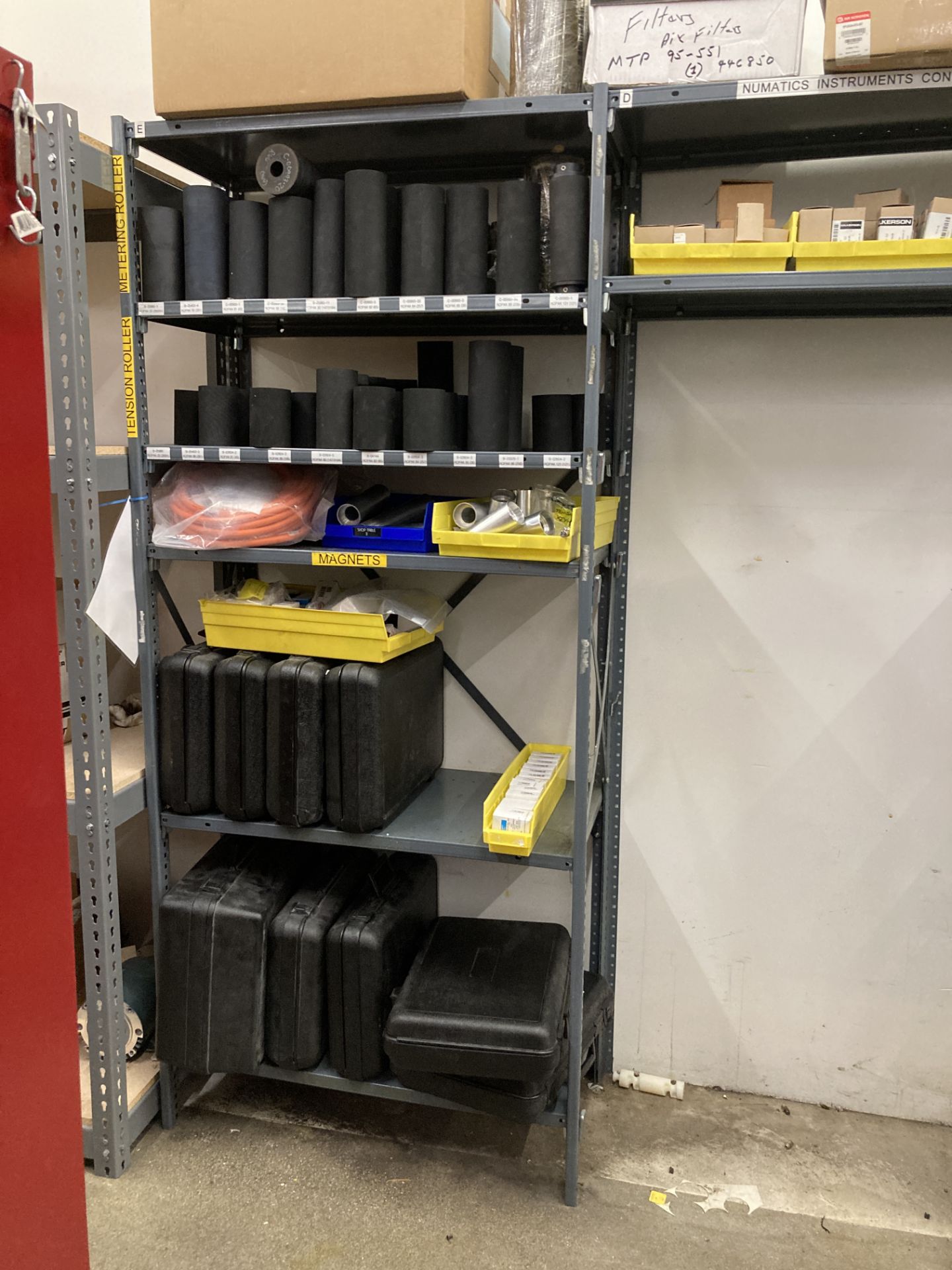 LOT OF shelf units and content on shelf Rigging Fee: $ 375 - Image 10 of 12