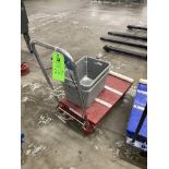 Lift table push cart, 400 lbs cap, 18 in x 27 table Rigging Fee: $ 35