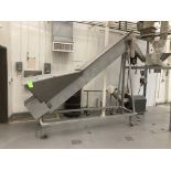 Stainless steel flight conveyor with caster, 1/2 hp, 230/460 vac, 9ft hgt Rigging Fee: $ 425