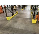 LOT OF 12 pallet racking support guard, 48 in lg x 10 in wide Rigging Fee: $ 625