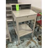 Qty. 7 Metal construction workstations. 35 in w x 30 in d Rigging Fee: $ 100