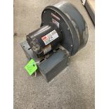 Dayton blower assembly with 1 hp motor , 3450 rpm, 208-230/460 vac, model 4C108, 10-9/16 blower