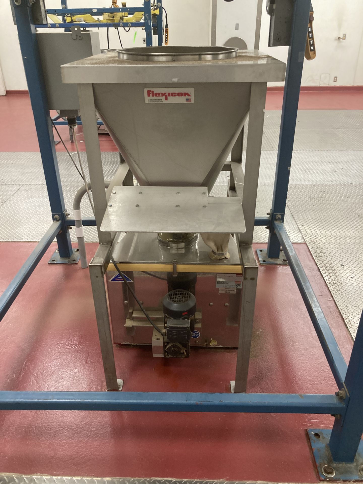 Flexicon hopper with Brabender Technologies feeder system, model FW80/CPLUS-0 Rigging Fee: $ 425 - Image 2 of 2