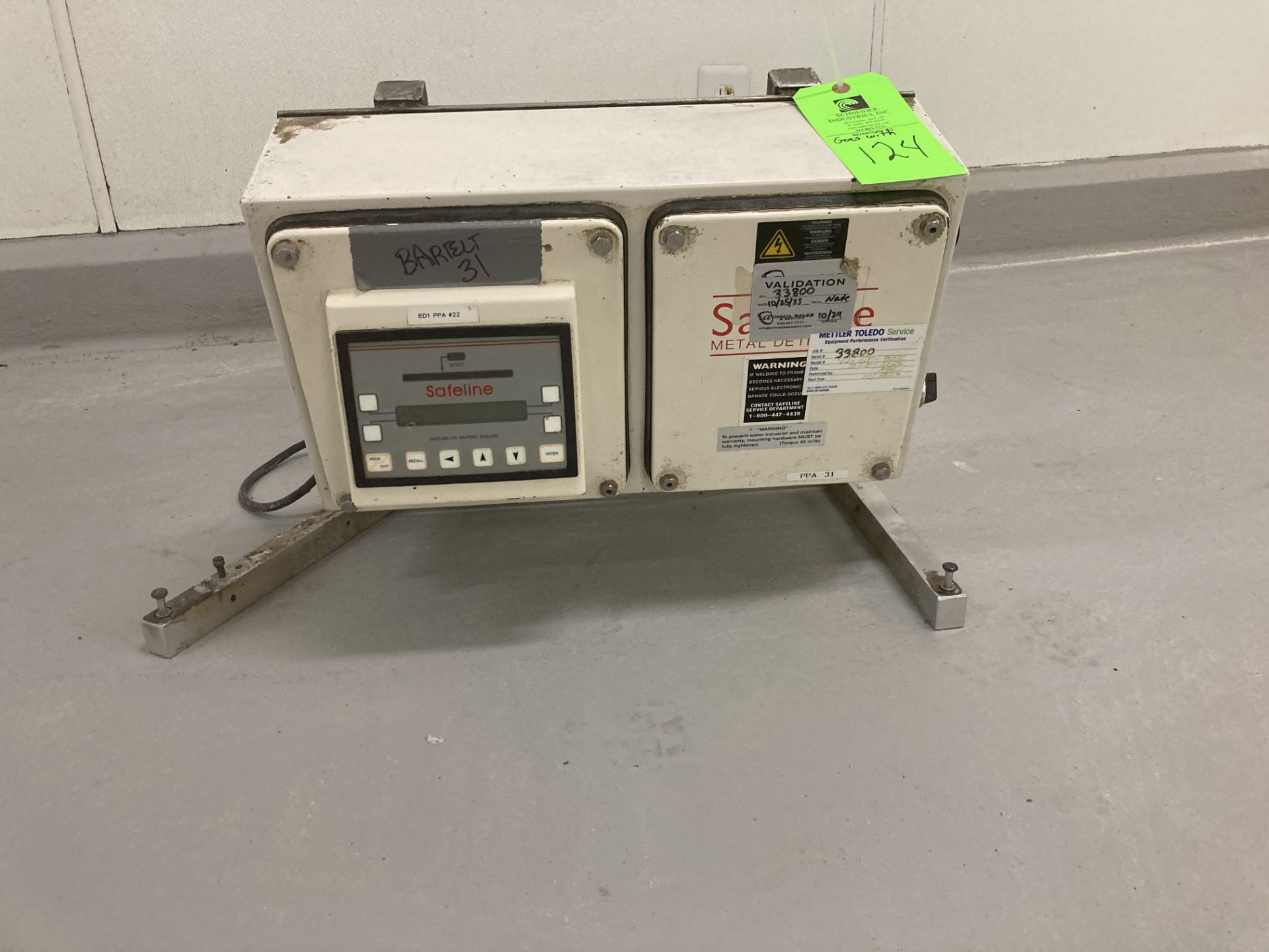 Mettler Toledo Safeline metal detector system Rigging Fee: $ 900 - Image 2 of 2
